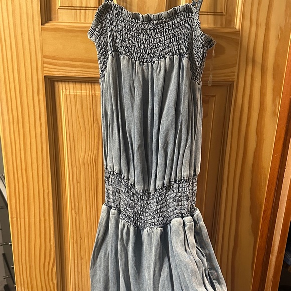 Denim wideleg jumpsuit - Picture 3 of 3